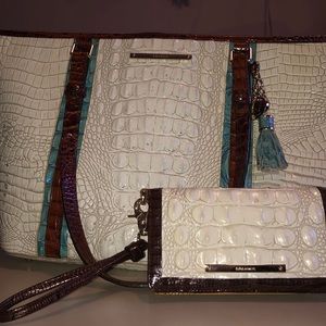 Brahmin Handbag and Wallet Duo